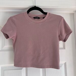 Women's Tomboy Tee Cropped- Ballet